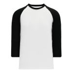 Athletic Knit A1846-222 Apparel Long Sleeve Shirt - White/Black - Primary