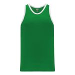 Athletic Knit B1325-210 League Basketball Jersey - Kelly/White - Primary