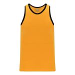 Athletic Knit B1325-213 League Basketball Jersey - Gold/Black - Primary