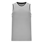 Athletic Knit B1710-112 Pro Basketball Jersey - Grey/Black/White - Primary
