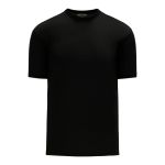 Athletic Knit A1800-001 Apparel Short Sleeve Shirt - Black - Primary