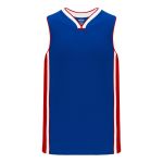 B1715 Pro Basketball Jersey - Royal/Red/White - Front
