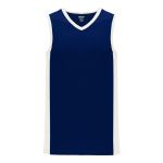 B2115 Pro Basketball Jersey - Navy/White - Front