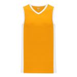 B2115 Pro Basketball Jersey - Gold/White - Front