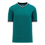 BA1333 Pullover Baseball Jersey - Pacific Teal/Navy/White - Front