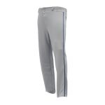 BA1391 Pro Baseball Pants - Grey/Royal - Front