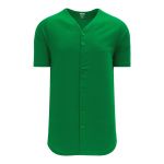 BA5200 Full Button Baseball Jersey - Kelly - Front
