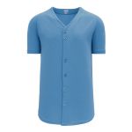 BA5200 Full Button Baseball Jersey - Sky Blue - Front