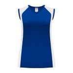 BA601L Women's Baseball Jersey - Royal/White - Front