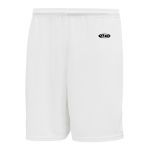 BAS1300 Baseball Shorts - White - Front