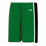 BS1735 Pro Basketball Shorts - Kelly/White/Black - Front
