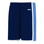 BS1735 Pro Basketball Shorts - Navy/Sky/White - Front
