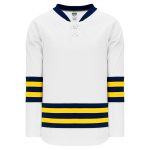 H550B Pro Hockey Jersey - New 2011 Michigan White - Front