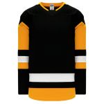 H550B Pro Hockey Jersey - 2017 Pittsburgh Black - Front