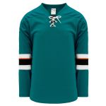 H550B Pro Hockey Jersey - 2013 San Jose Pacific Teal - Front