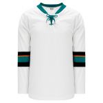 H550B Pro Hockey Jersey - 2013 San Jose White - Front