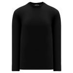 Athletic Knit BA1900-001 Baseball Long Sleeve Shirt - Black - Primary