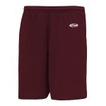 Athletic Knit BS1700-009 Basketball Shorts - Maroon - Primary
