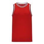 Athletic Knit B1710-414 Pro Basketball Jersey - Red/White/Black - Primary