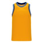 Athletic Knit B1710-451 Pro Basketball Jersey - Gold/Royal/White - Primary