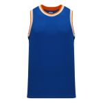 Athletic Knit B1710-485 Pro Basketball Jersey - Royal/Orange/White/Grey - Primary