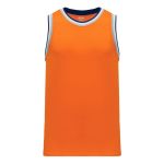 Athletic Knit B1710-486 Pro Basketball Jersey - Orange/Royal/White/Grey - Primary