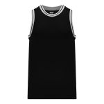 Athletic Knit B1710-918 Pro Basketball Jersey - Black/Grey/White - Primary