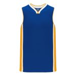 Athletic Knit B1715-447 Pro Basketball Jersey - Royal/Gold/White - Primary