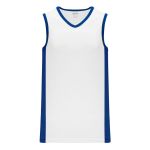 Athletic Knit B2115-207 Pro Basketball Jersey - White/Royal - Primary