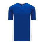 Athletic Knit BA1343-206 One Button Baseball Jersey - Royal/White - Primary