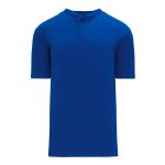Athletic Knit BA1347-002 Two Button Baseball Jersey - Royal - Primary