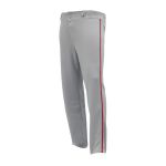 Athletic Knit BA1391-829 Pro Baseball Pants - Grey/Red - Primary