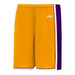 Athletic Knit BS1735-435 Pro Basketball Shorts - Gold/Purple/White - Primary