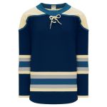 Athletic Knit H550B-CLM373B Pro Hockey Jersey - 2018 Columbus 3rd Navy - Primary