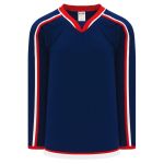 Athletic Knit H550B-CLM890B Pro Hockey Jersey - 2010 Columbus Navy - Primary