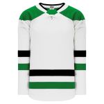 Athletic Knit H550B-DAL824B Pro Hockey Jersey - 2017 Dallas White - Primary
