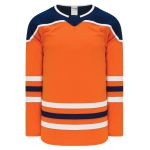 Athletic Knit H550B-EDM369B Pro Hockey Jersey - 2017 Edmonton Orange - Primary