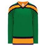 Athletic Knit H550B-MIG647B Pro Hockey Jersey - Mighty Ducks Kelly - Primary