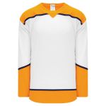 Athletic Knit H550B-NAS676B Pro Hockey Jersey - 2017 Nashville White - Primary