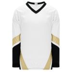 Athletic Knit H550B-PIT515B Pro Hockey Jersey - Pittsburgh 3rd White - Primary
