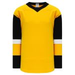 Athletic Knit H550B-PIT777B Pro Hockey Jersey - 2018 Pittsburgh 3rd Gold - Primary