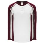 Athletic Knit H550C-PET481C Pro Hockey Jersey - Peterborough White - Primary