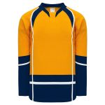 Athletic Knit H550D-NAS873D Pro Hockey Jersey - 2013 Nashville Gold - Primary
