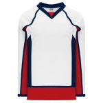 Athletic Knit H550D-WAS807D Pro Hockey Jersey - 2008 Washington White - Primary