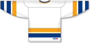 Athletic Knit H550B-CHA386B Pro Hockey Jersey - Chiefs White - Rear