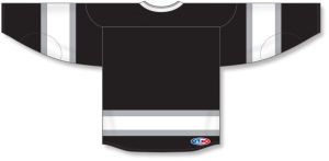Athletic Knit H550B-LAS778B Pro Hockey Jersey - 1988 LA Black - Rear