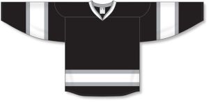 Athletic Knit H550B-LAS778B Pro Hockey Jersey - 1988 LA Black - Front