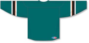 Athletic Knit H550B-SAN466B Pro Hockey Jersey - 2013 San Jose Pacific Teal - Rear