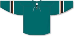 Athletic Knit H550B-SAN466B Pro Hockey Jersey - 2013 San Jose Pacific Teal - Front