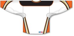 Athletic Knit H550D-ANA539D Pro Hockey Jersey - 2014 Anaheim White - Rear